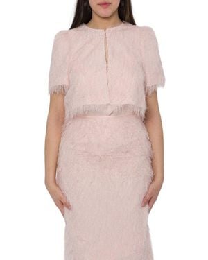 Twinset Short Sleeve Shrug - Pink