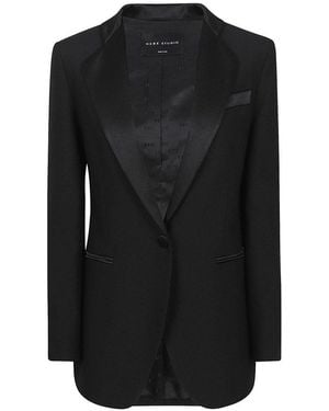 Hebe Studio Blazer Jacket - Black
