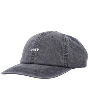 Obey Pigment Bold Baseball Cap - Grey