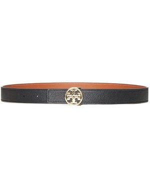 Tory Burch Miller Reversible Belt - Black