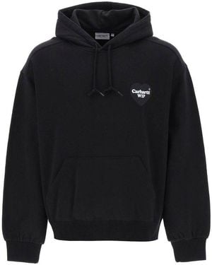 Carhartt Hooded Heart Sweatshirt - Black