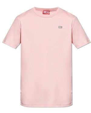 DIESEL T-Miegor-K77 Crewneck T-Shirt - Pink