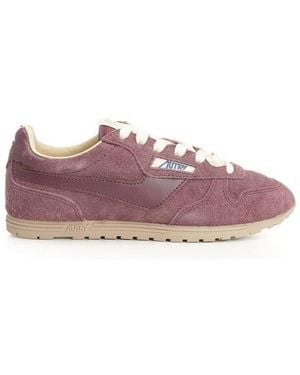 Autry Windspin Low-Top Trainers - Purple