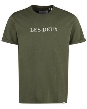 Les Deux Logo Graphic T-Shirt - Green