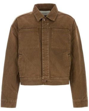 Entire studios Gem Denim Jacket - Brown