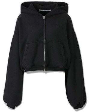 Alexander Wang Zip-Up Hoodie - Black