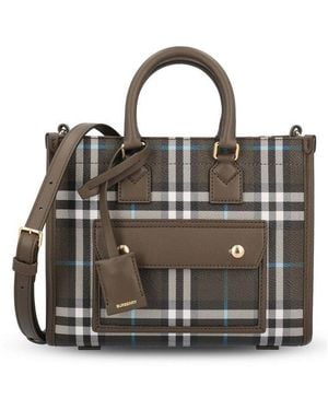 Designer Burberry Mini Freya Tote Bags for Women - Up to 46