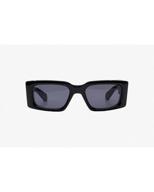 Jacques Marie Mage Supersonic Rectangle Frame Sunglasses - Blue