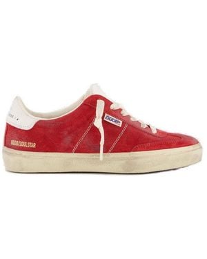 Golden Goose Super Star Lace-Up Trainers - Red