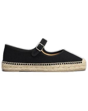 Castañer Padua Buckled Espadrilles - Black