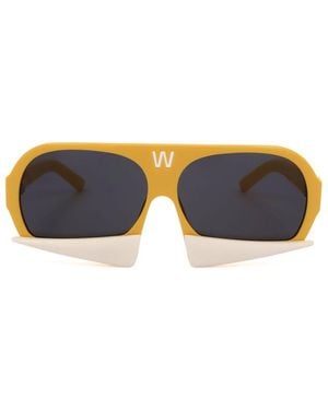 Linda Farrow X Walter Van Beirendonck Special Sunglasses - Black