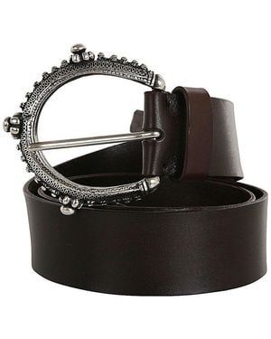 P.A.R.O.S.H. Ornate Buckle Belt - Black