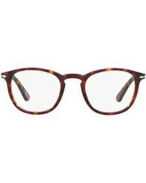 Persol Round Frame Glasses - Black