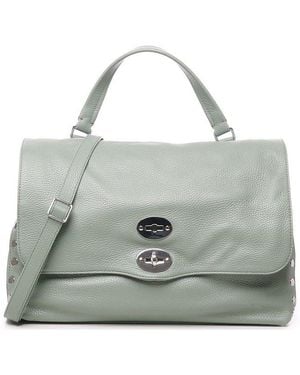 Zanellato Postina Twist-Lock Medium Tote Bag - Green
