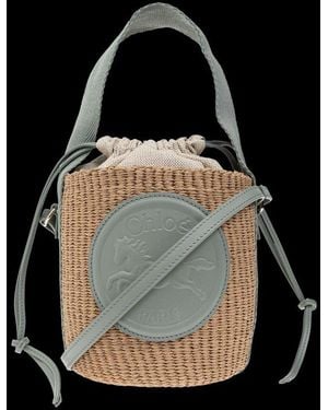Chloé Horse Medal Small Bucket Bag - Black