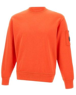 C.P. Company Lens Pocket Sweater - Orange