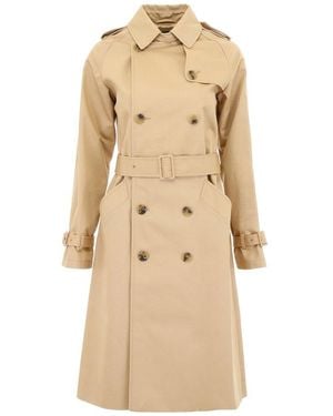 A.P.C. Greta Long-Sleeved Trench Coat - Natural