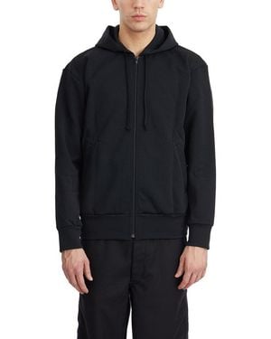 COMME DES GARÇONS PLAY Comme Des Garcons Play Drawstring Zip-Up Hoodie - Blue