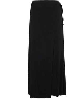 Helmut Lang Wrap Tie Skirt - Black