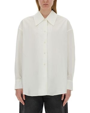 YMC Classic Lena Button-Up Top - White