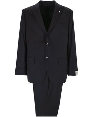 L.B.M. 1911 Single-Breasted Suit - Black