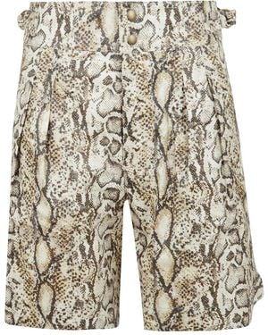 Isabel Marant Felize Printed Shorts - Natural