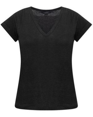 AllSaints V-Neck T-Shirt - Black