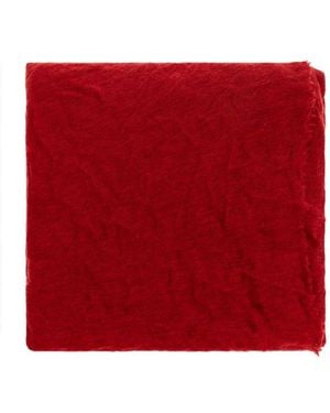 Isabel Marant Zephyr Crinkled Effect Scarf - Red