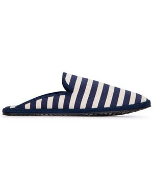 Vibi Venezia Striped Slippers - White