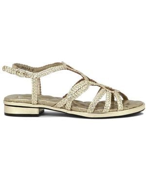 Pons Quintana Diana Strappy Sandals - Natural