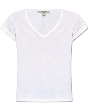 AllSaints V-Neck T-Shirt - White