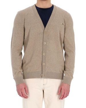A.P.C. Jamie Knitted Cardigan - Natural