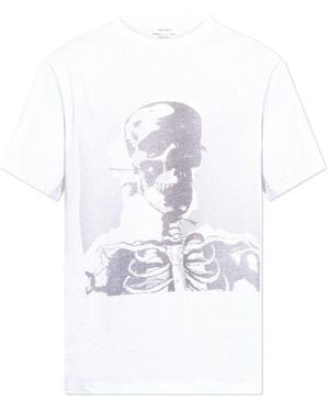 McQueen T Shirt With Print - White