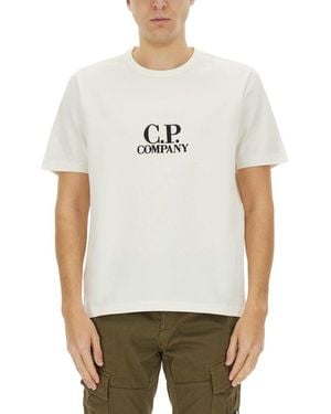 C.P. Company Logo Emblem T-Shirt - White