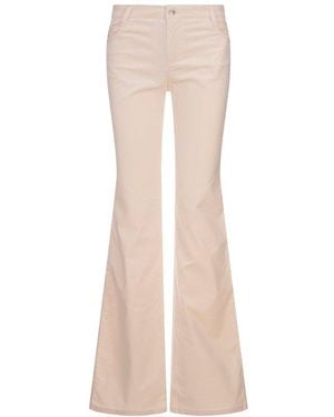 Ermanno Scervino Corduroy Bootcut Trousers - White