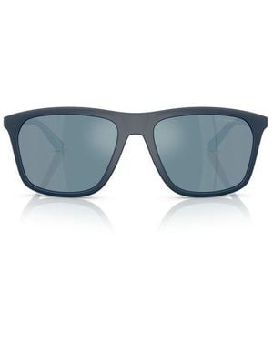 Emporio Armani Square-Frame Sunglasses - Grey