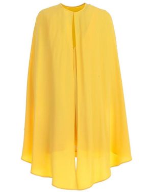 Sara Battaglia Sleeveless Shift Dress - Yellow