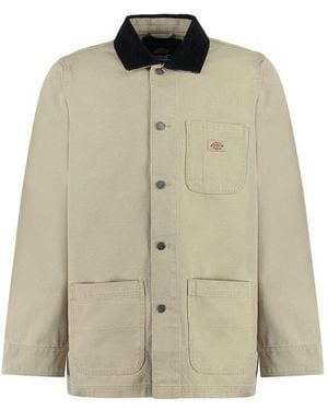Dickies Pocket Detailed Chore Jacket - Natural