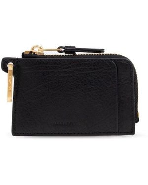 AllSaints Zip-around Wallet - Black