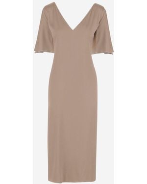 Stephan Janson Knot Detail Dress - Natural