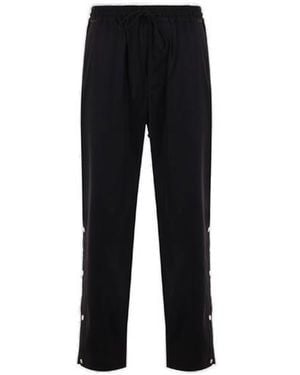 Song For The Mute Studded Track Trousers - Black