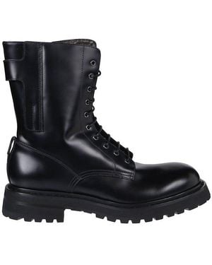 Premiata Rois Lace-Up Ankle Boots - Black
