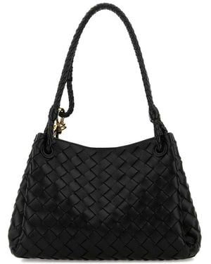Bottega Veneta Parachute Shoulder Bag - Black