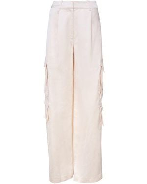Self-Portrait Self Portrait Trousers - White