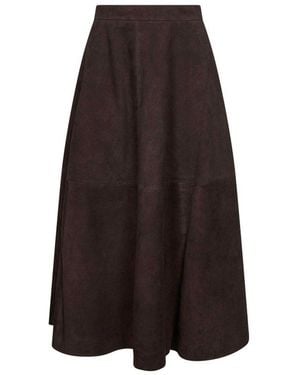 Rohe Pleated Skirt - Brown