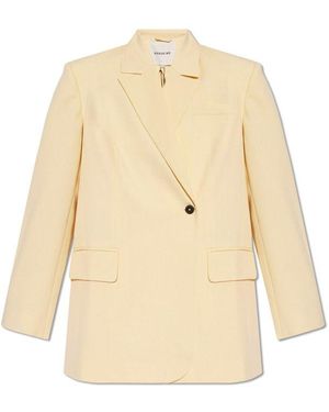Herskind Single-Breasted Tailored Blazer - Natural