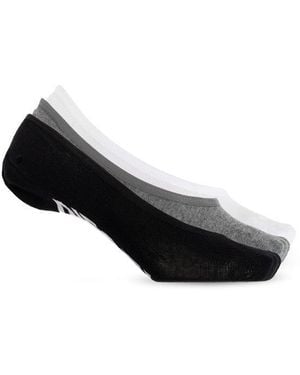 DIESEL Three-Pack Socks Skm-Hidepat-Threepack - Black