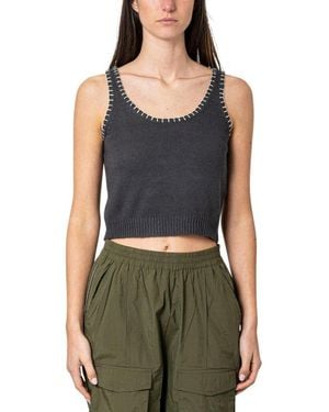 THE GARMENT Ribbed Sleeveless Top - Blue