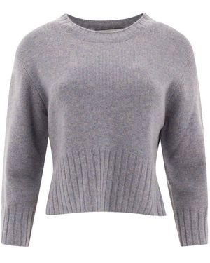 Loulou de Saison Mora Knit Pullover - Grey