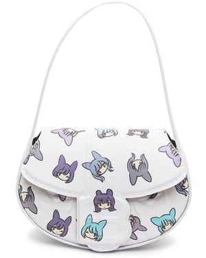 forBitches Patterned Shoulder Bag - White
